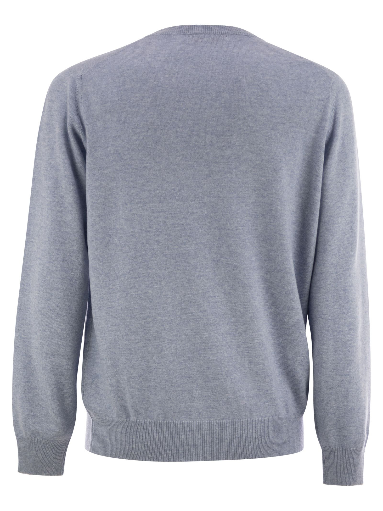 Brunello Cucinelli Men Pure Cashmere Crew-Neck Sweater - 2