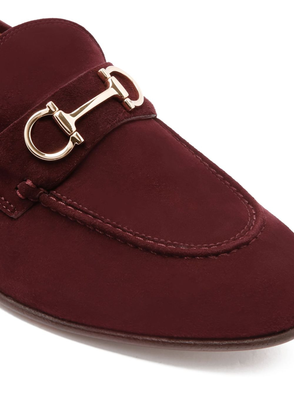 Gancini-buckle loafers - 4