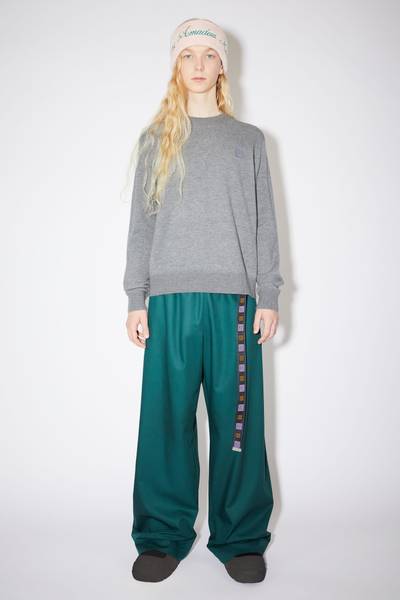 Acne Studios Wool crew neck sweater - Grey Melange outlook