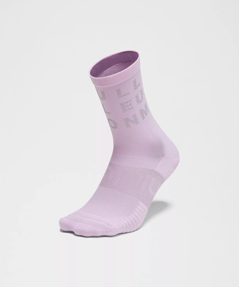 Unisex Power Stride Crew Socks *Reflective 3