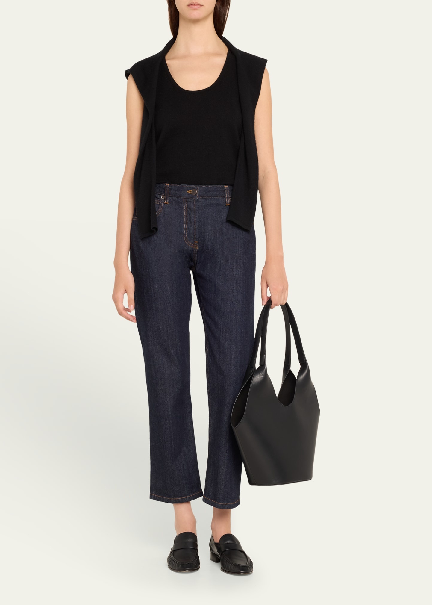 Phantom Smooth Calfskin Bucket Bag - 5