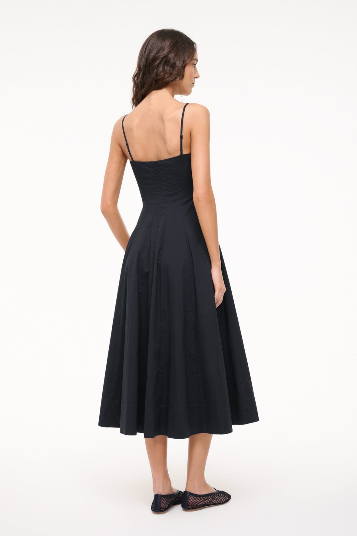 STAUD WYLIE DRESS BLACK - 4
