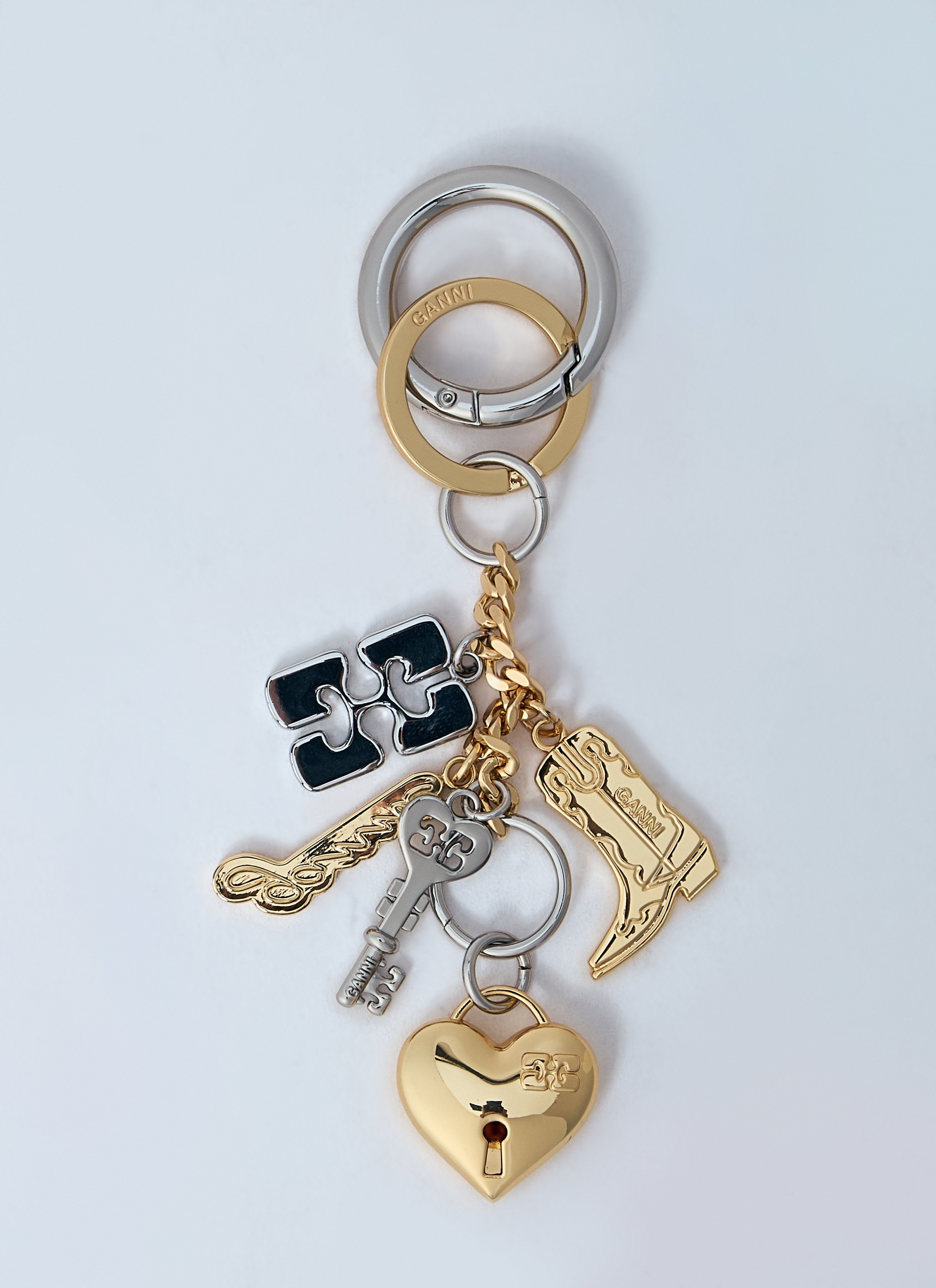 Ganni Women Bou Charm Keyring - 5