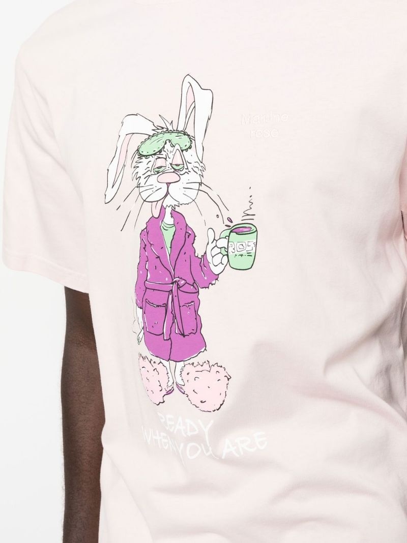 graphic-print crew-neck T-shirt - 5