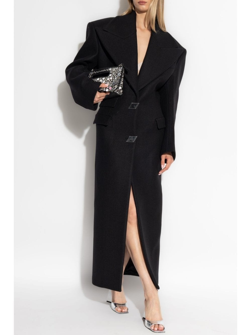 wool maxi coat - 2