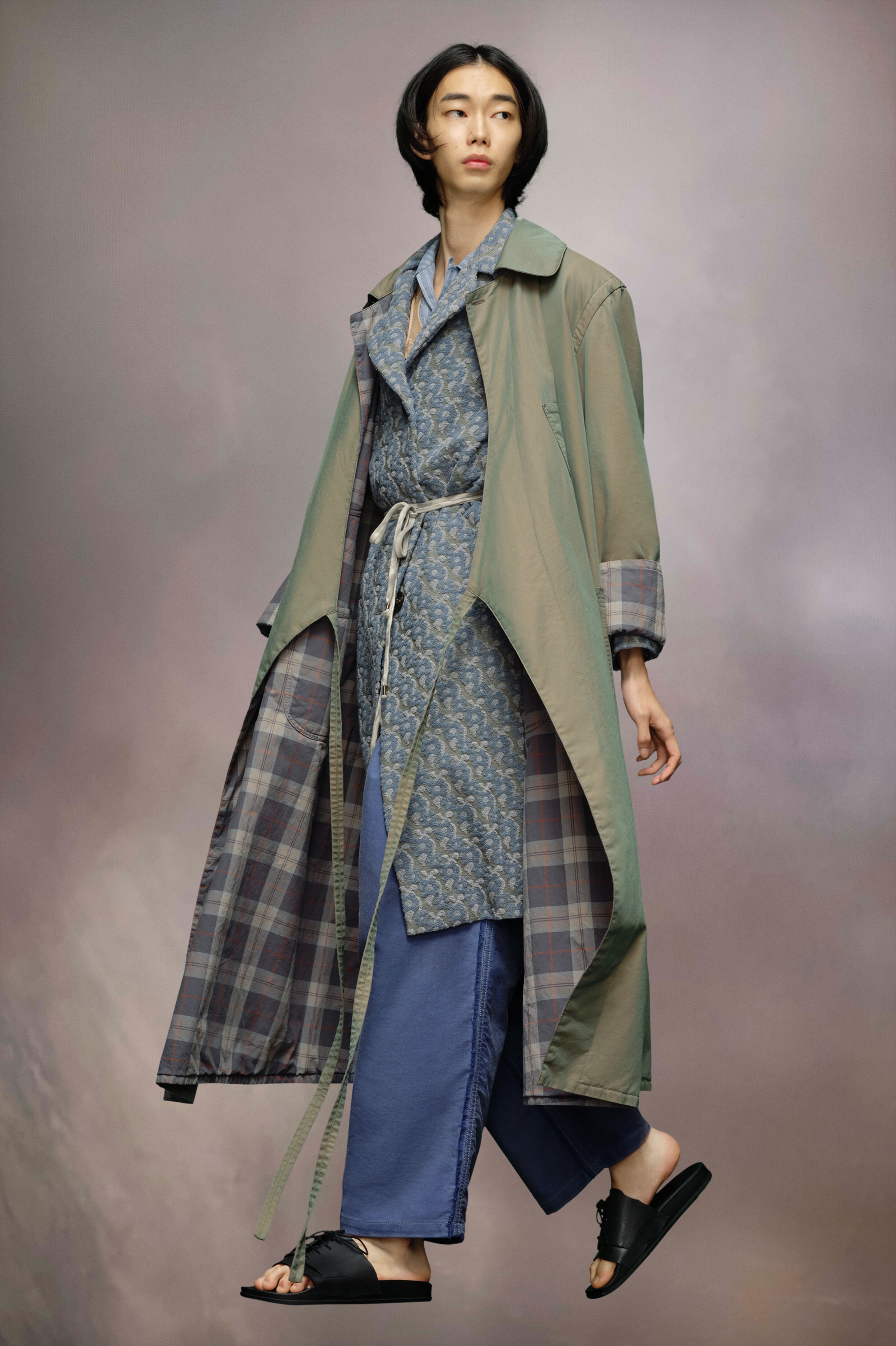 Reversible tonic cotton trench coat - 7
