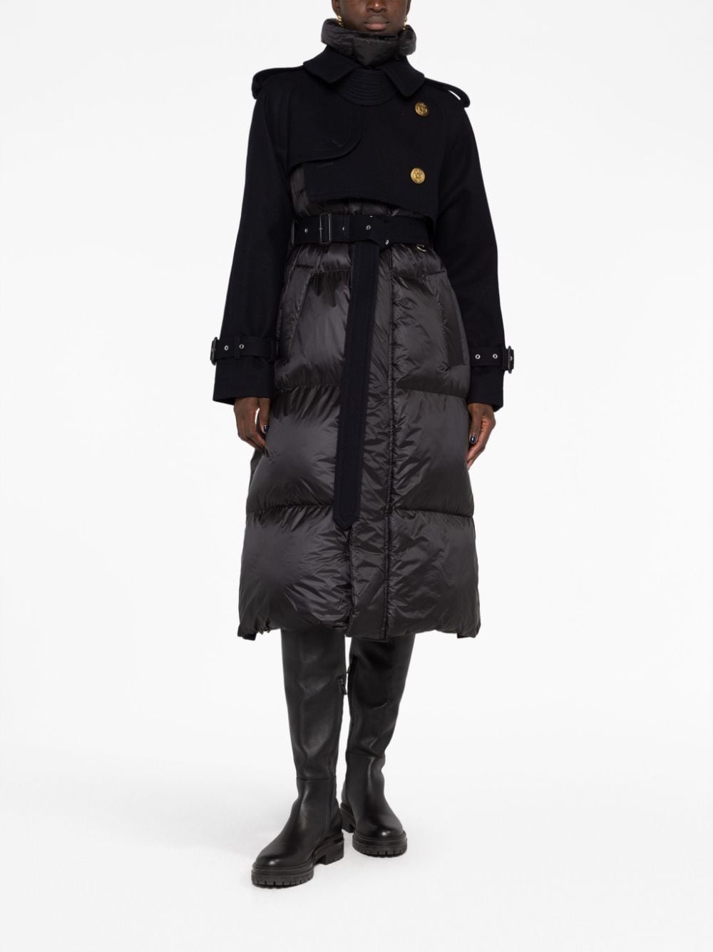 hybrid padded coat - 2