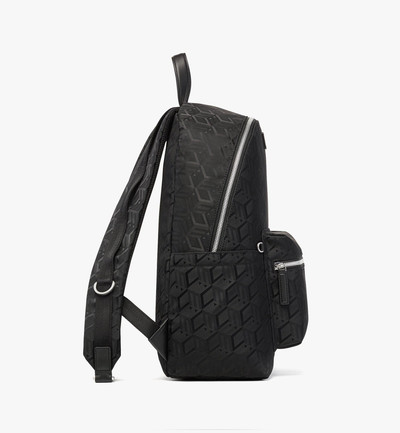 MCM Stark Backpack in Cubic Jacquard Nylon outlook