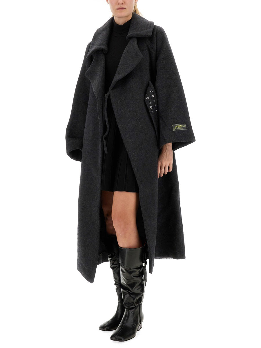 Ganni Women Wool Coat - 2
