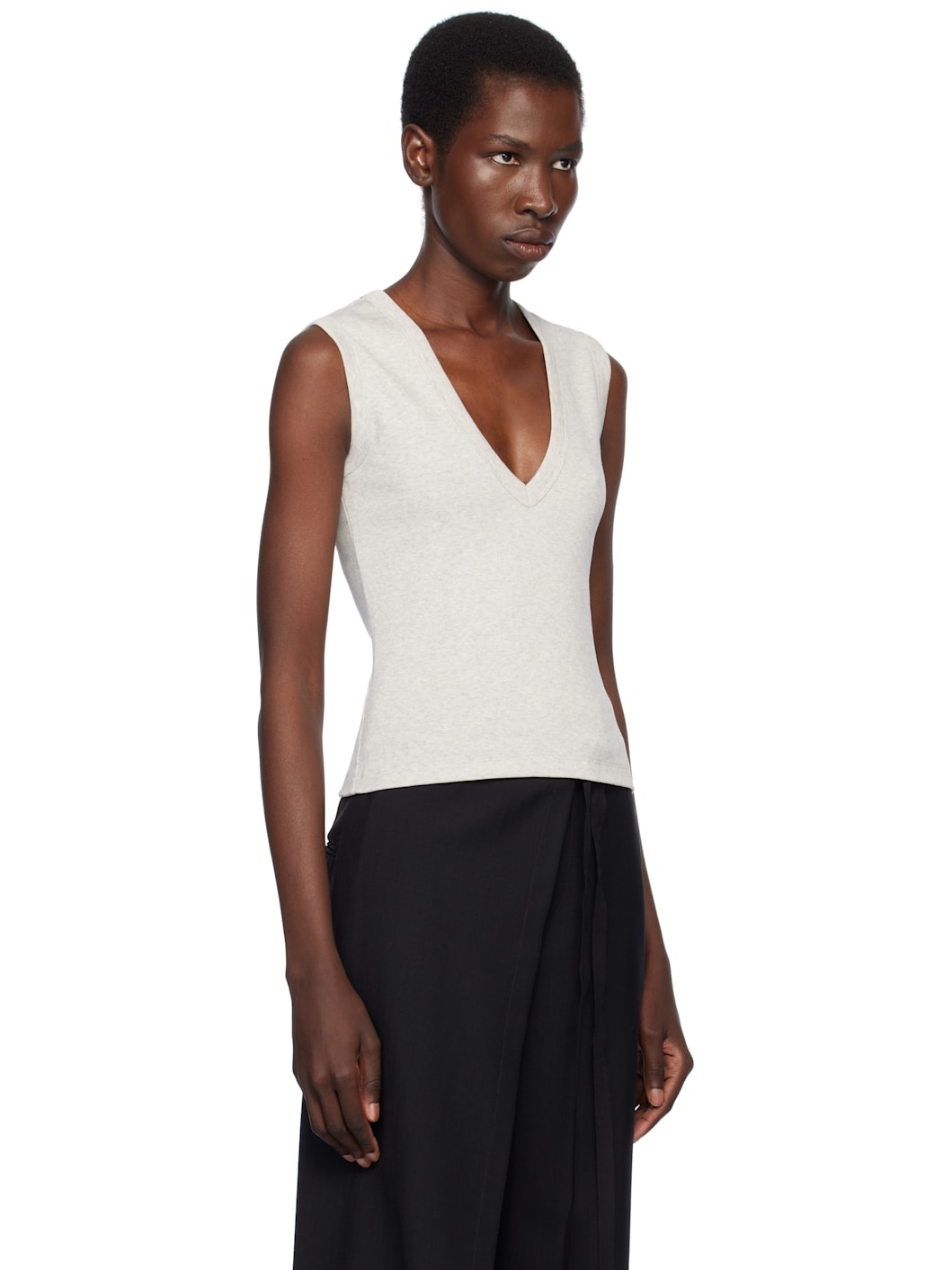 Gray Dewi Tank Top - 2