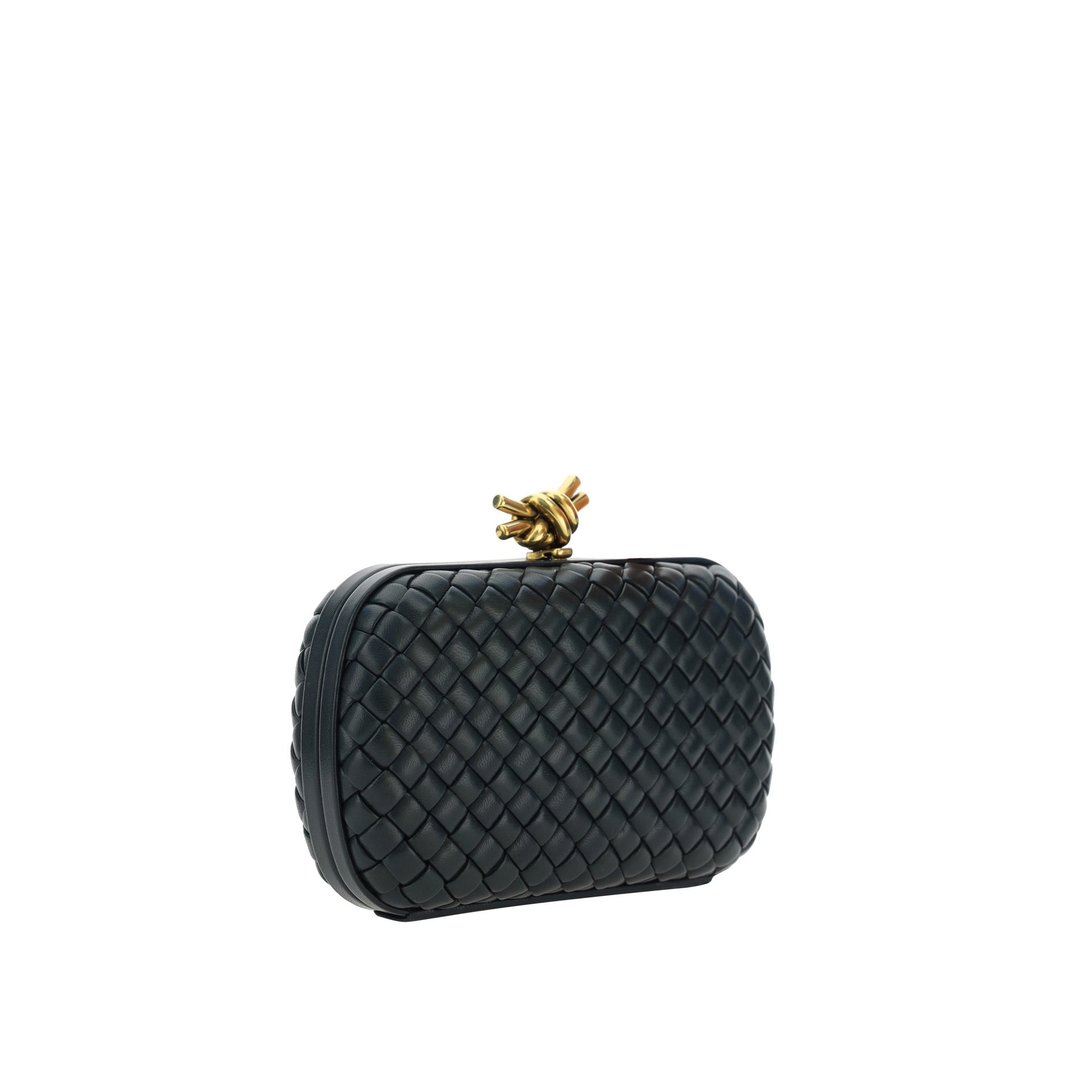 Bottega Veneta Knot Lather Clutch - 2