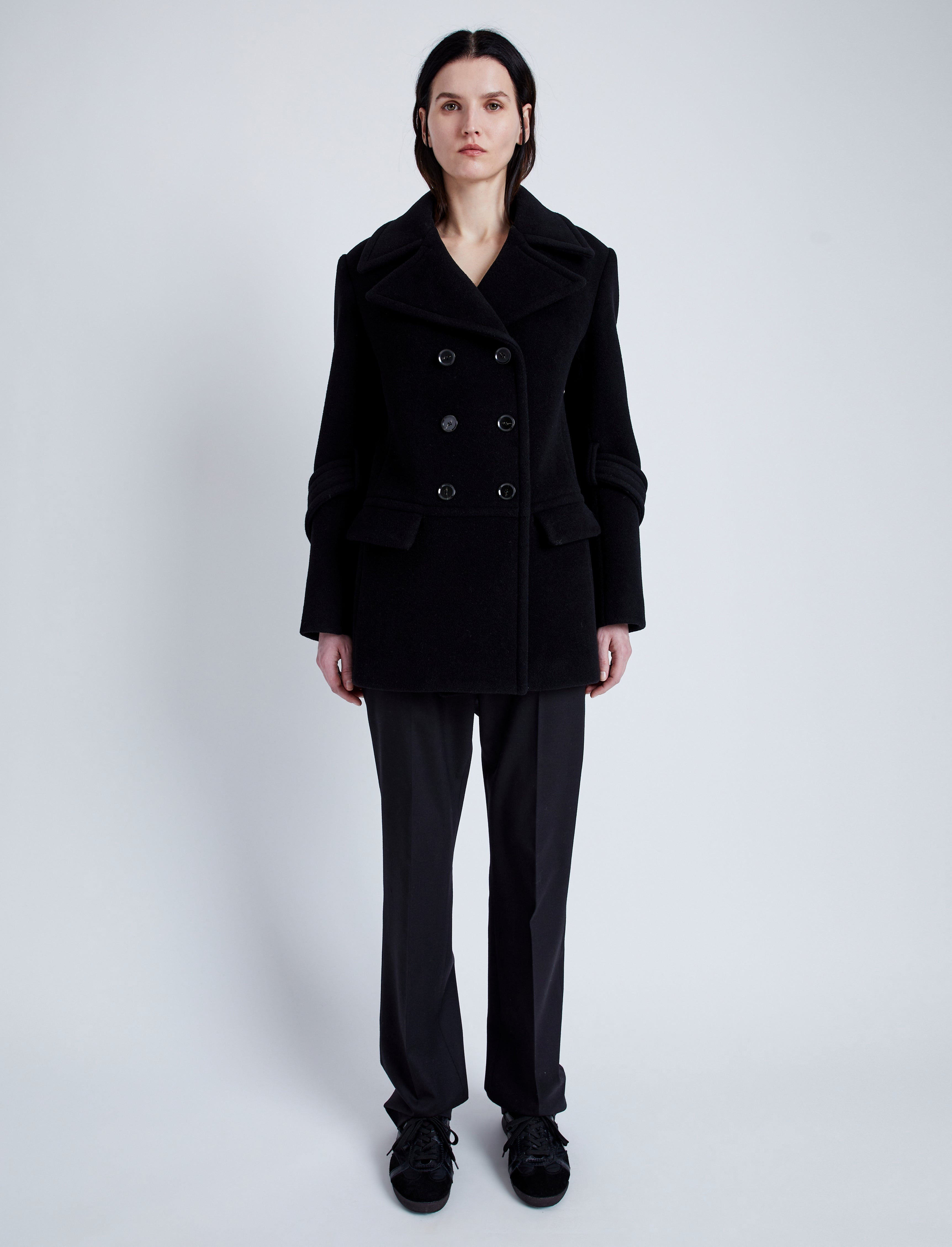 Rowen Coat in Eco Double Face Wool - 7