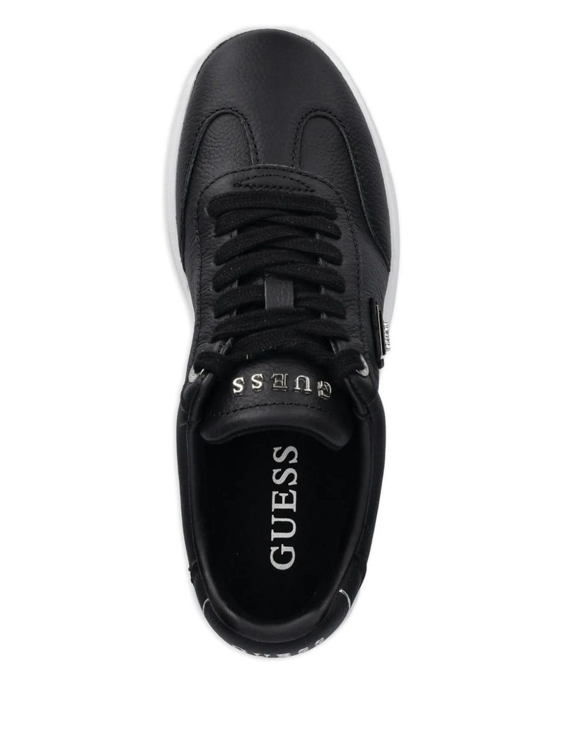 leather triangle-logo sneakers 4