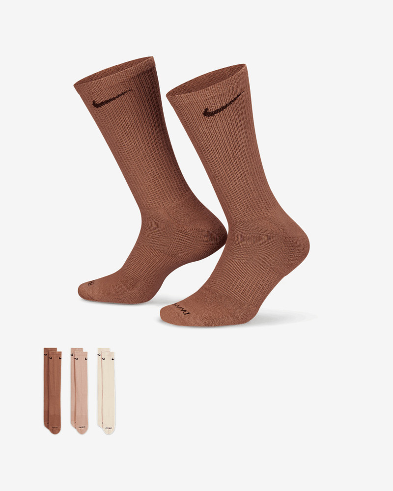 Nike Everyday Plus Cushioned Training Crew Socks (3 Pairs) - 1
