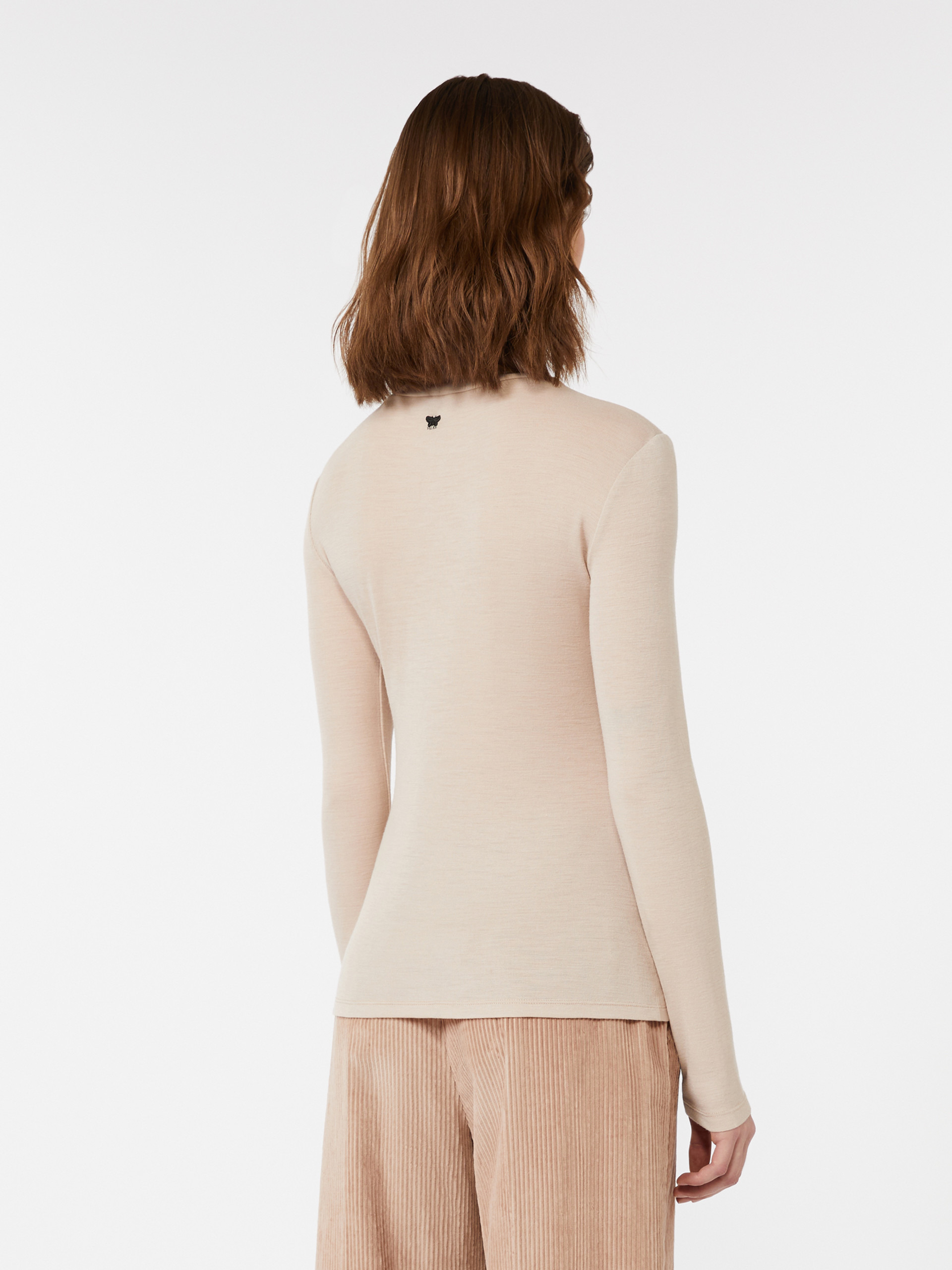TESEO Wool and silk gauze turtleneck - 4