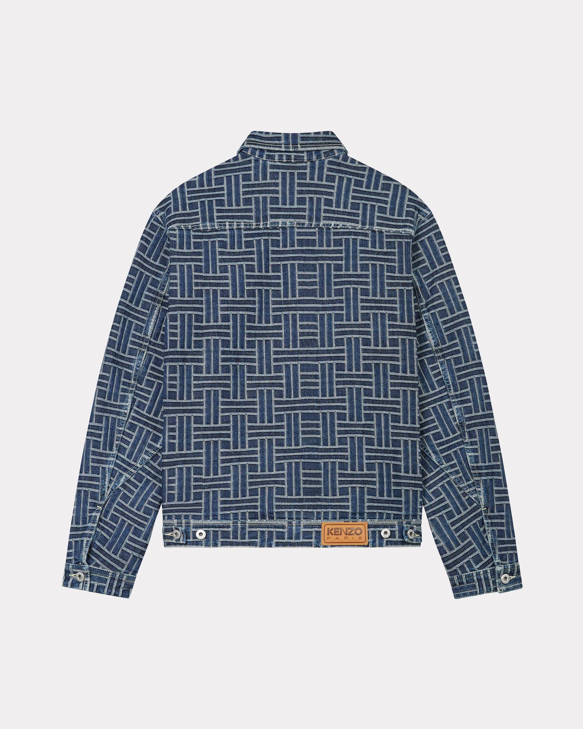 KENZO 'KENZO Weave' trucker jacket in japanese denim