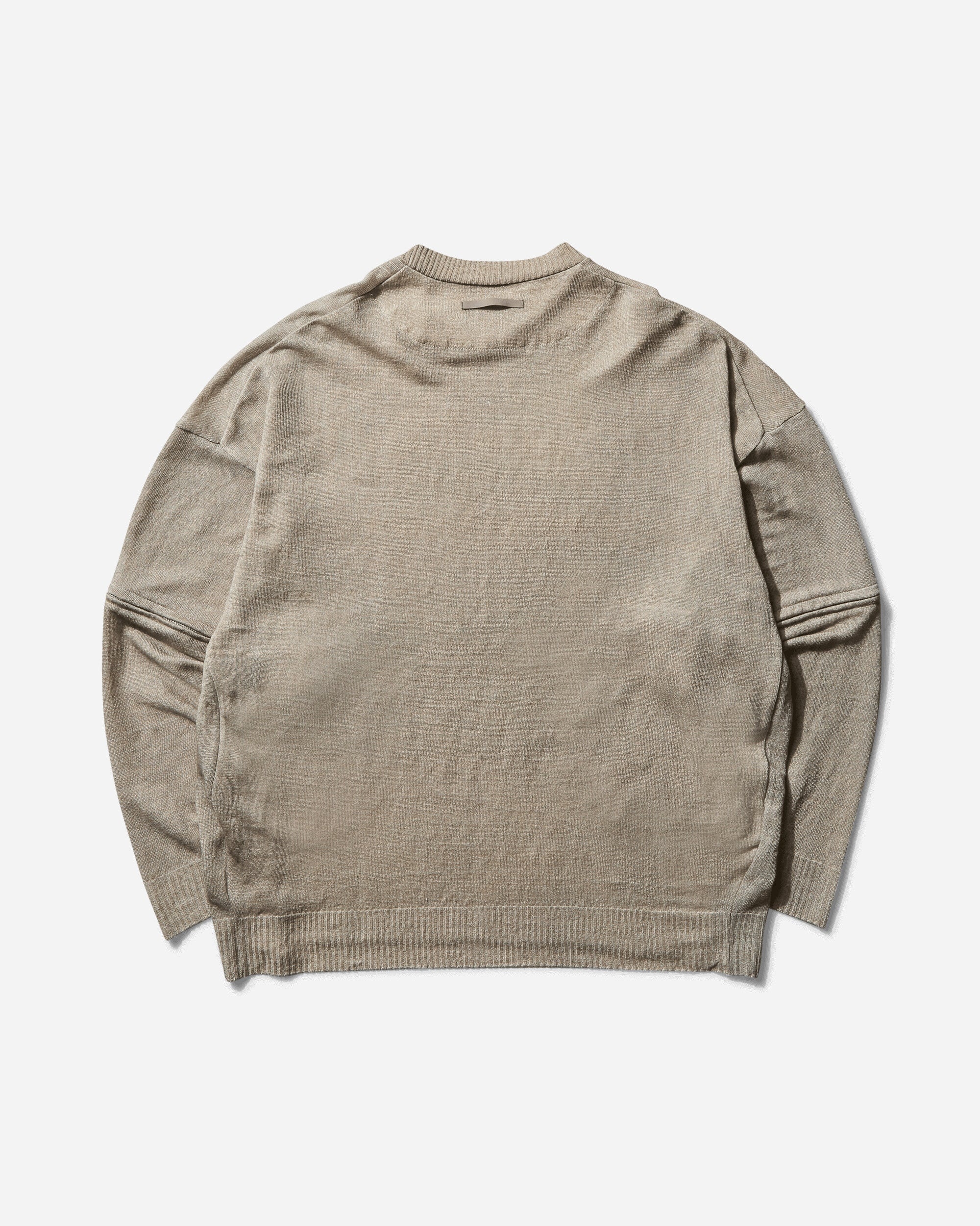 Men's Linen Total Pattern Sweater Natural - 2