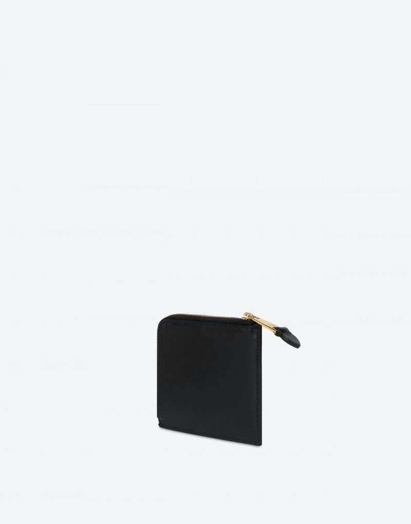 Moschino LEATHER WALLET WITH LOGO outlook