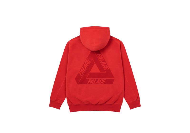PALACE POLARTEC LAZER HOOD RED outlook