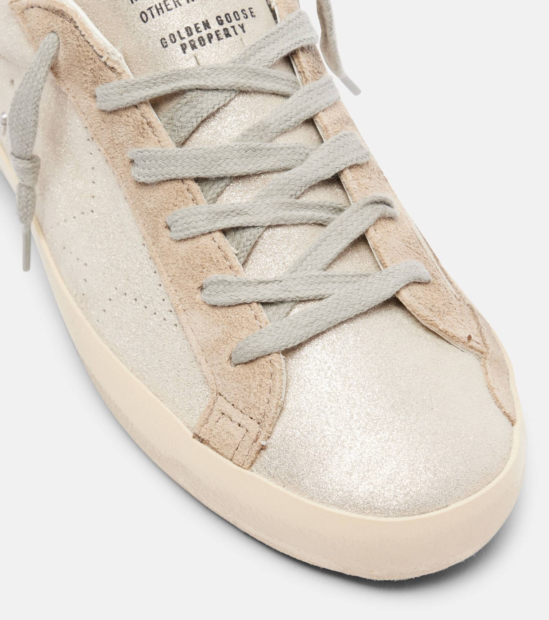Super-Star glitter leather sneakers - 5