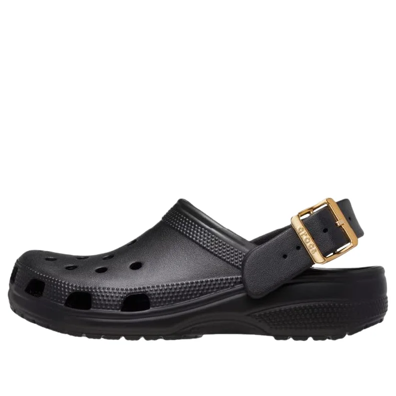 Crocs Classic Clog Metallic Buckle 'Black' 213543-001 - 1