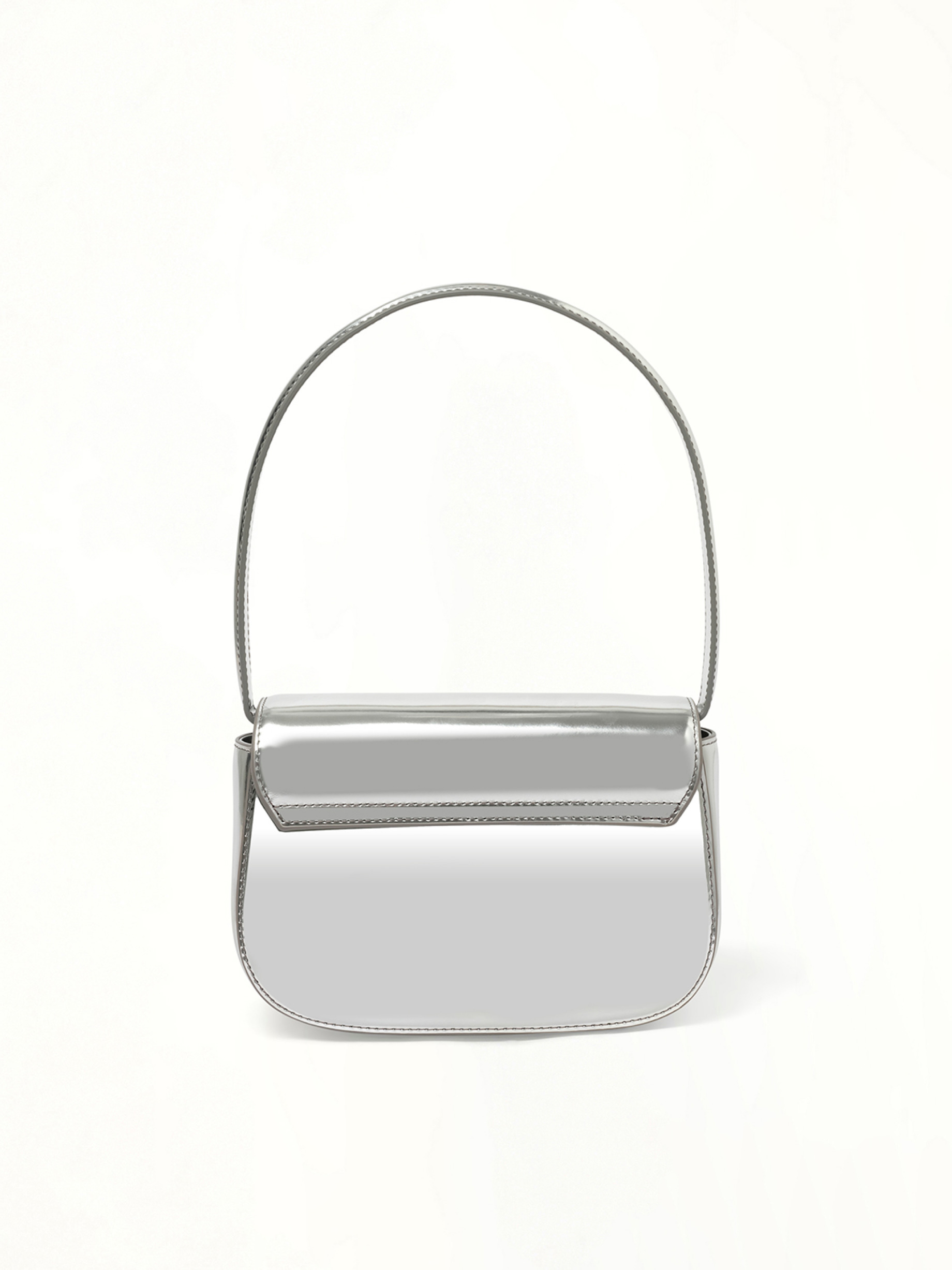 FW25 1DR Shoulder Bag in Silver - 6