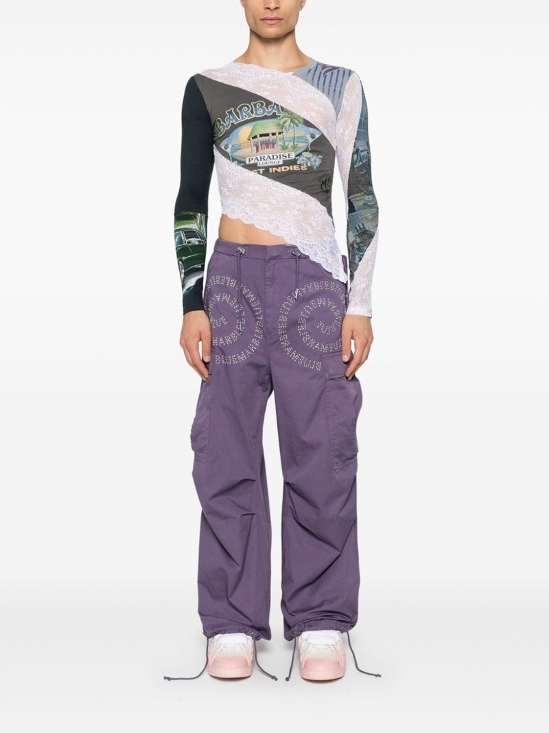 BLUEMARBLE logo-stud trousers outlook