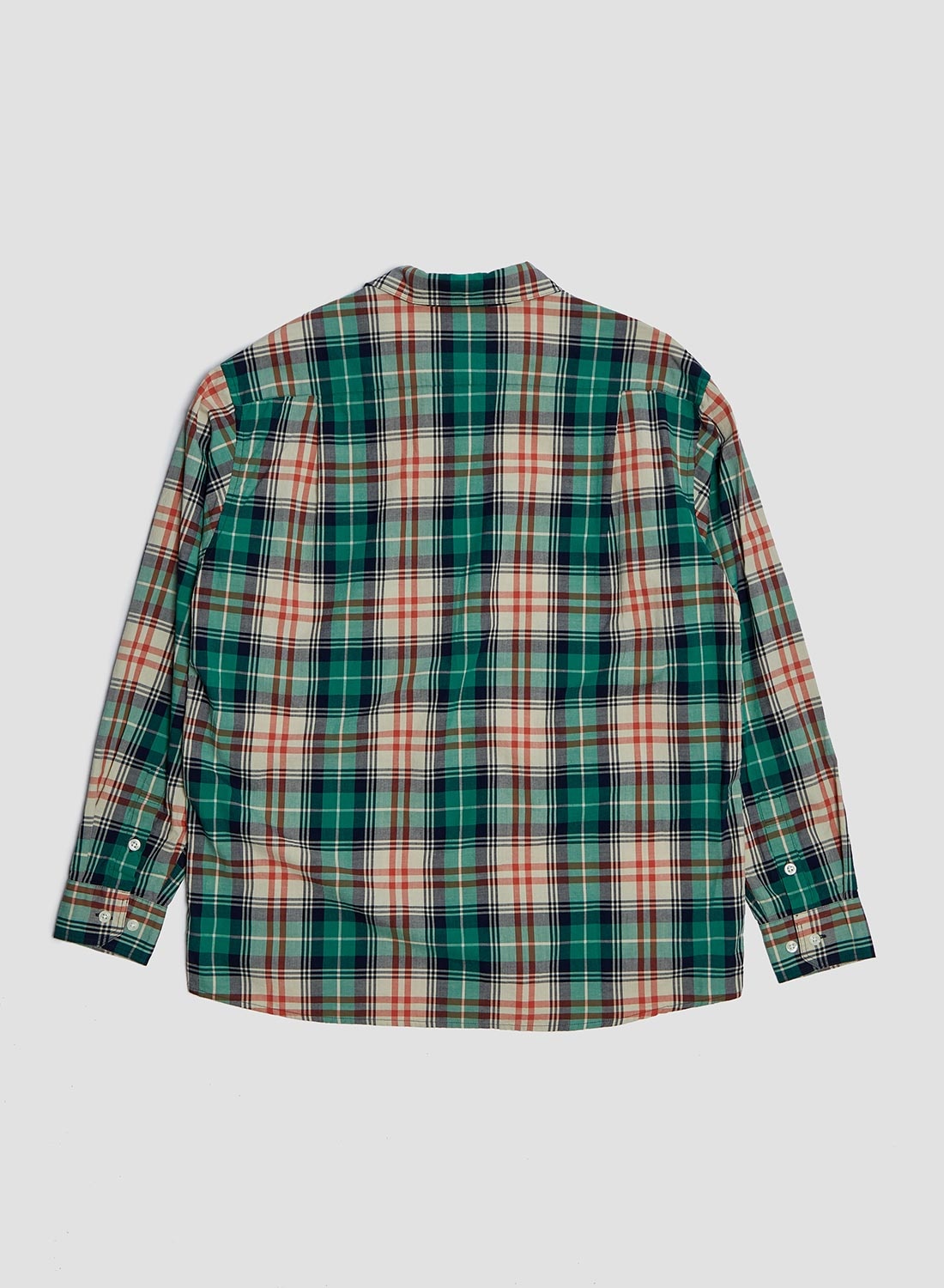 Wild Bricks Three-Pocket Scout Shirt in Green/Orange - 3