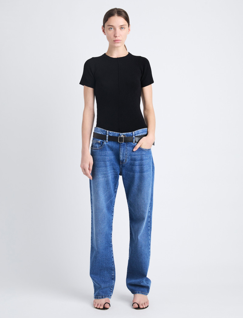 Proenza Schouler Sky Top in Matte Viscose Rib outlook