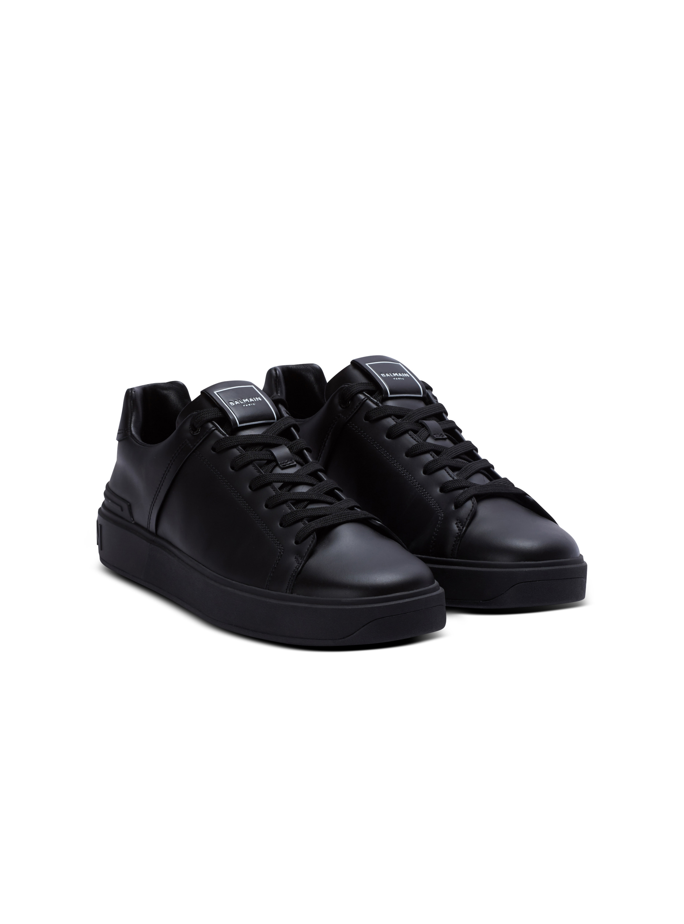 【関税＆送料込み】Balmain \"B-Court\" Sneaker Balmain B-Court Low-Top Sneakers | Saks Fifth Avenue