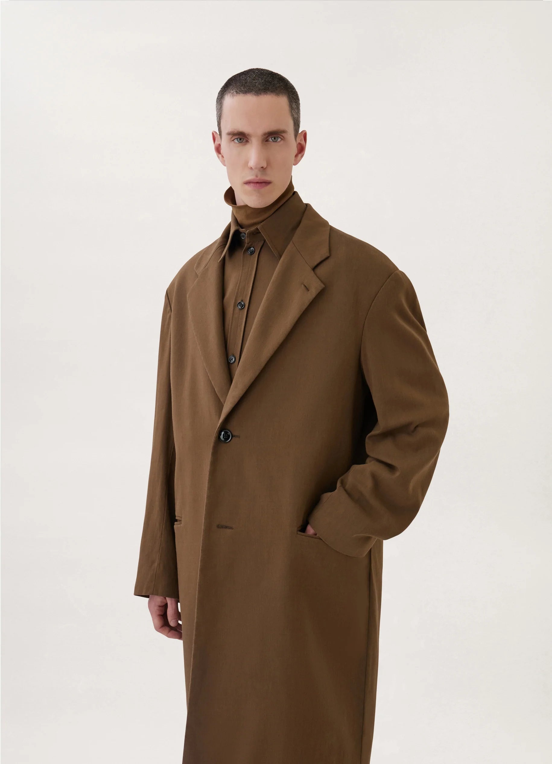 CHESTERFIELD COAT
COTTON VISCOSE - 5