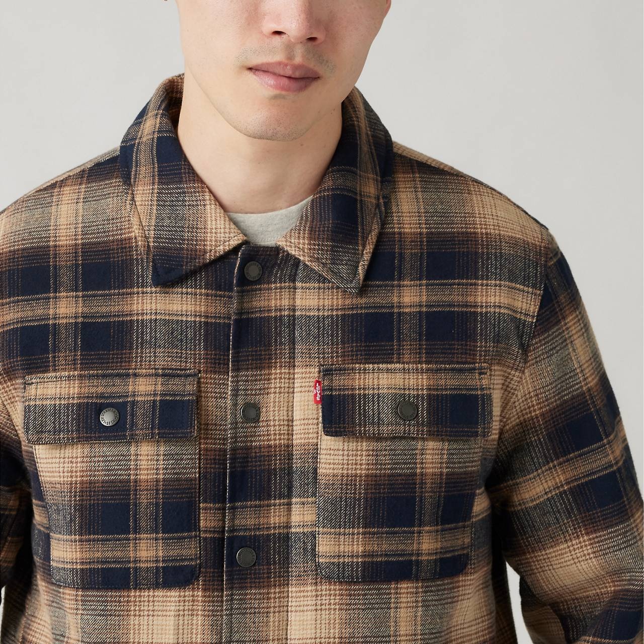 COTTON PLAID SHACKET - 5