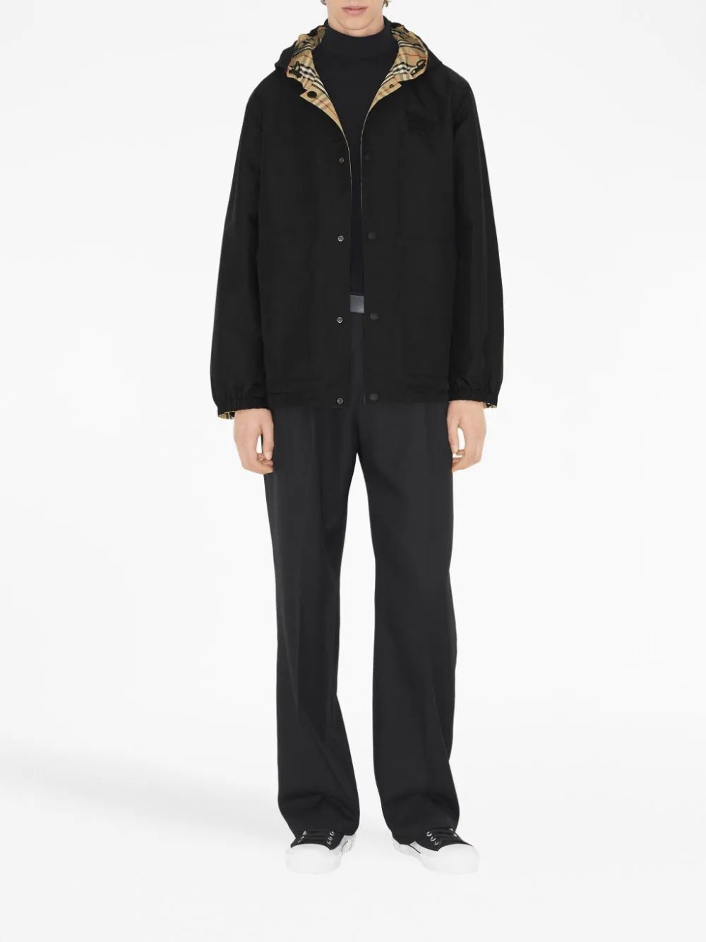 REVERSIBLE CHECK JACKET - 2