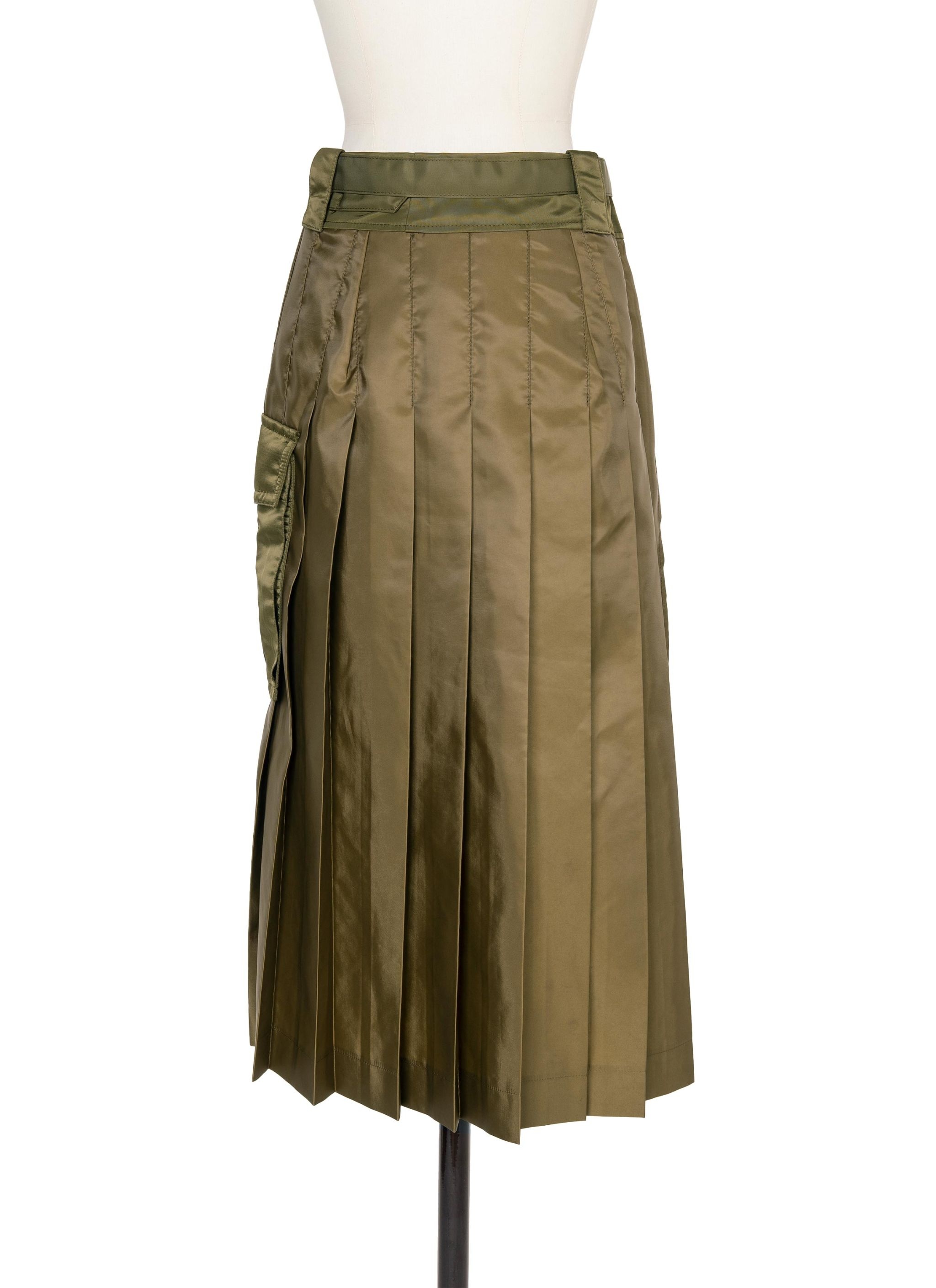 Nylon Twill Skirt