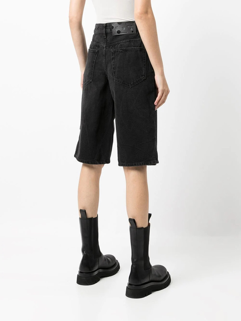 logo-print knee-length shorts 4