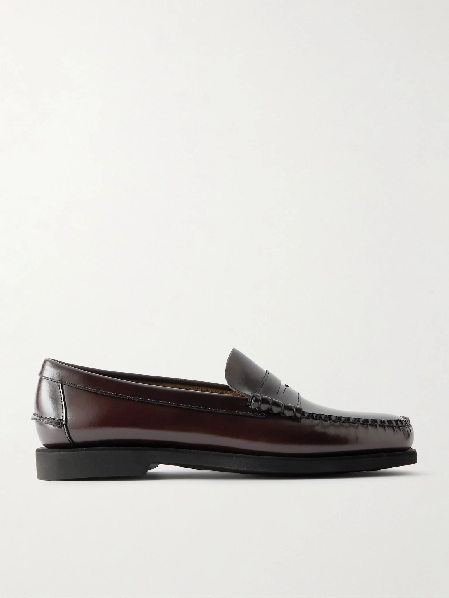 Dan Polaris Leather Penny Loafers Dark brown - 1