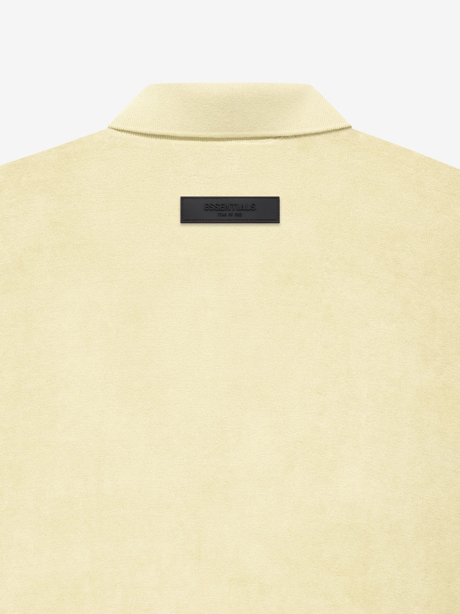 Womens Velour LS Polo - 4