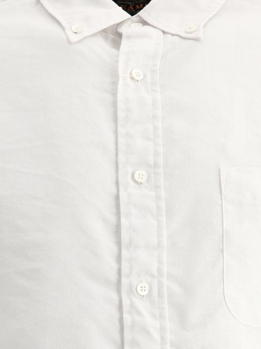 Beams Plus BEAMS PLUS LINEN SHIRT WITH CHEST POCKET - 3