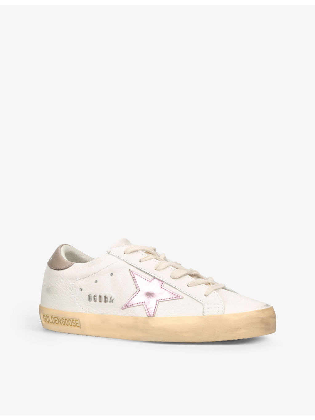 Women's Super-Star leather low-top trainers - 3