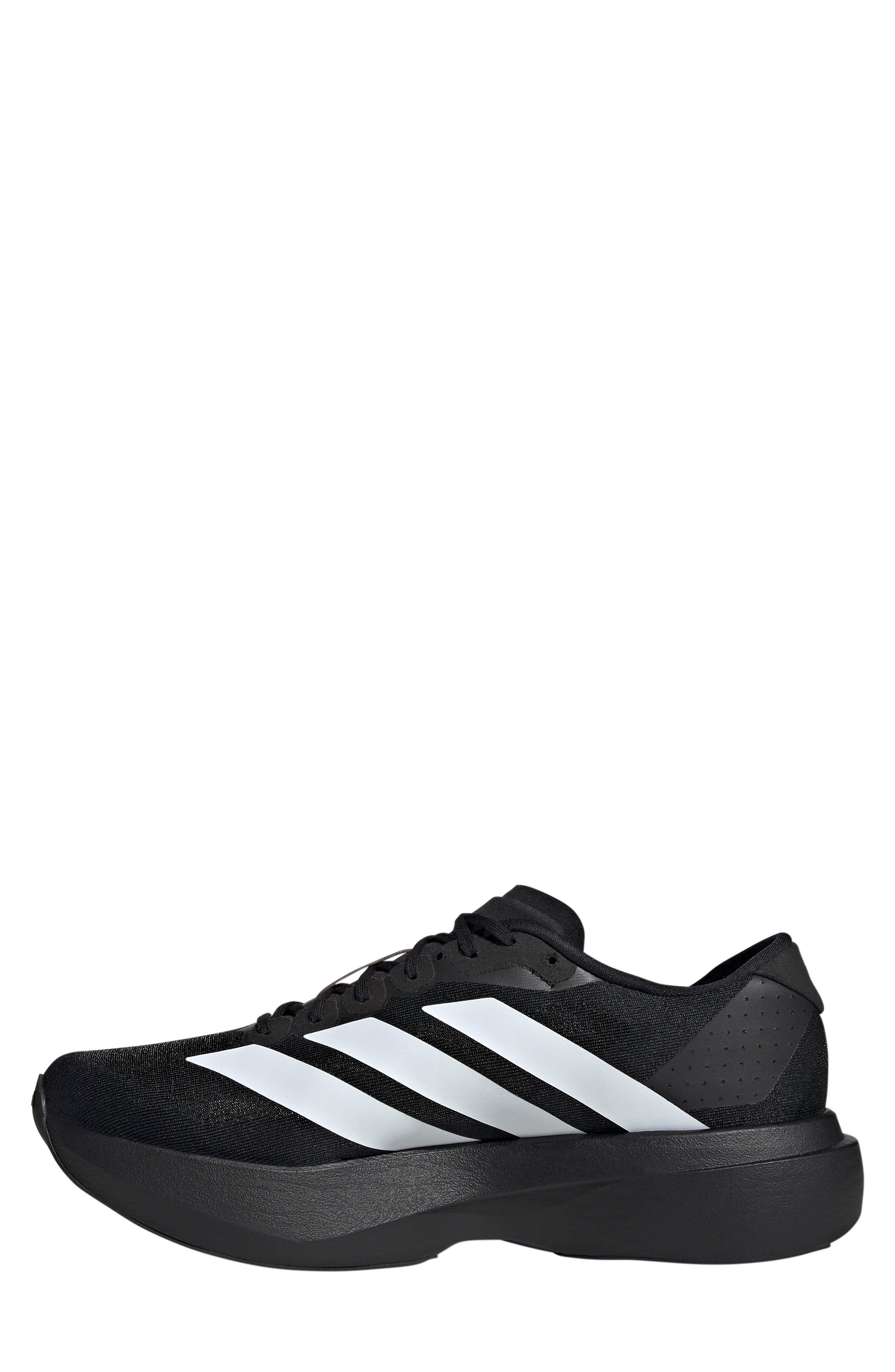 adidas Gender Inclusive Adizero Evo SL Running Shoe in Cblack/ftw at Nordstrom - 6