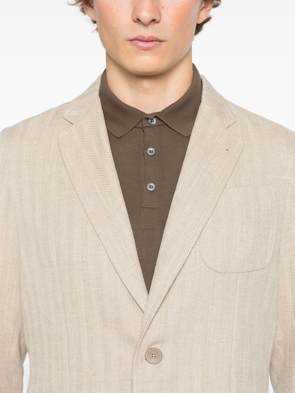 Herno layered-design blazer | REVERSIBLE