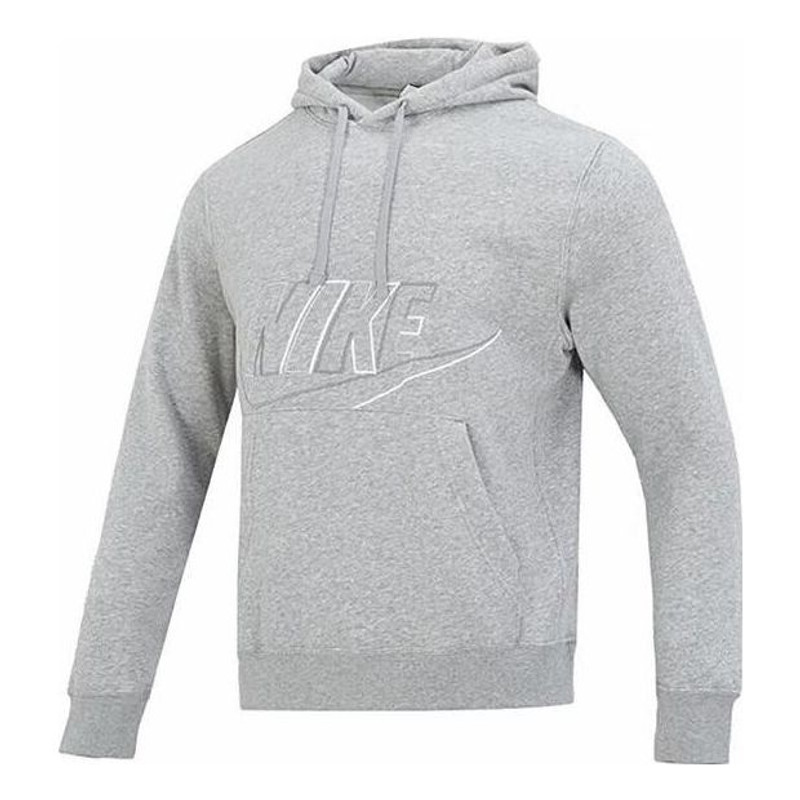 Nike Big Logo Hoodie 'Grey' DX0542-063 - 1