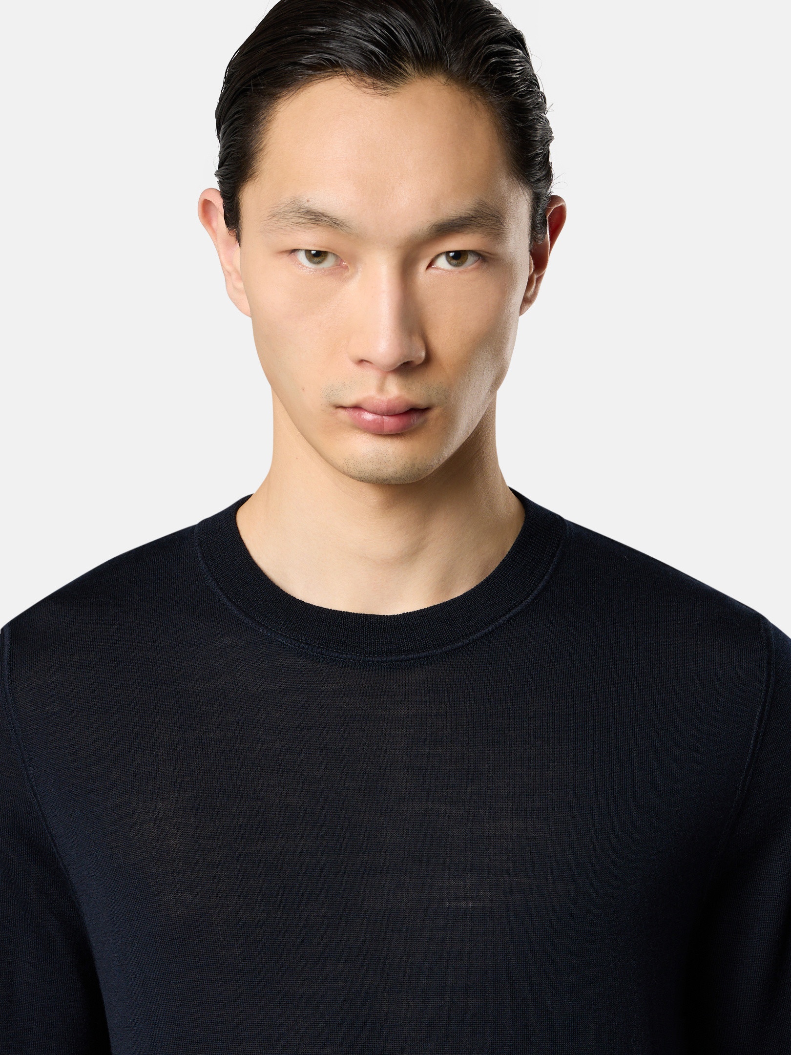 5100066 LIGHT RWS PURE WOOL_ STONE ISLAND GHOST - 5