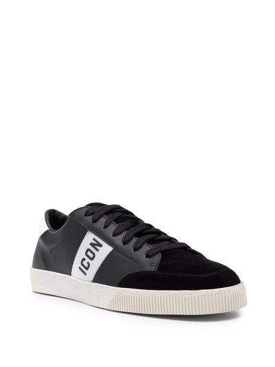 DSQUARED2 Icon print low-top sneakers outlook