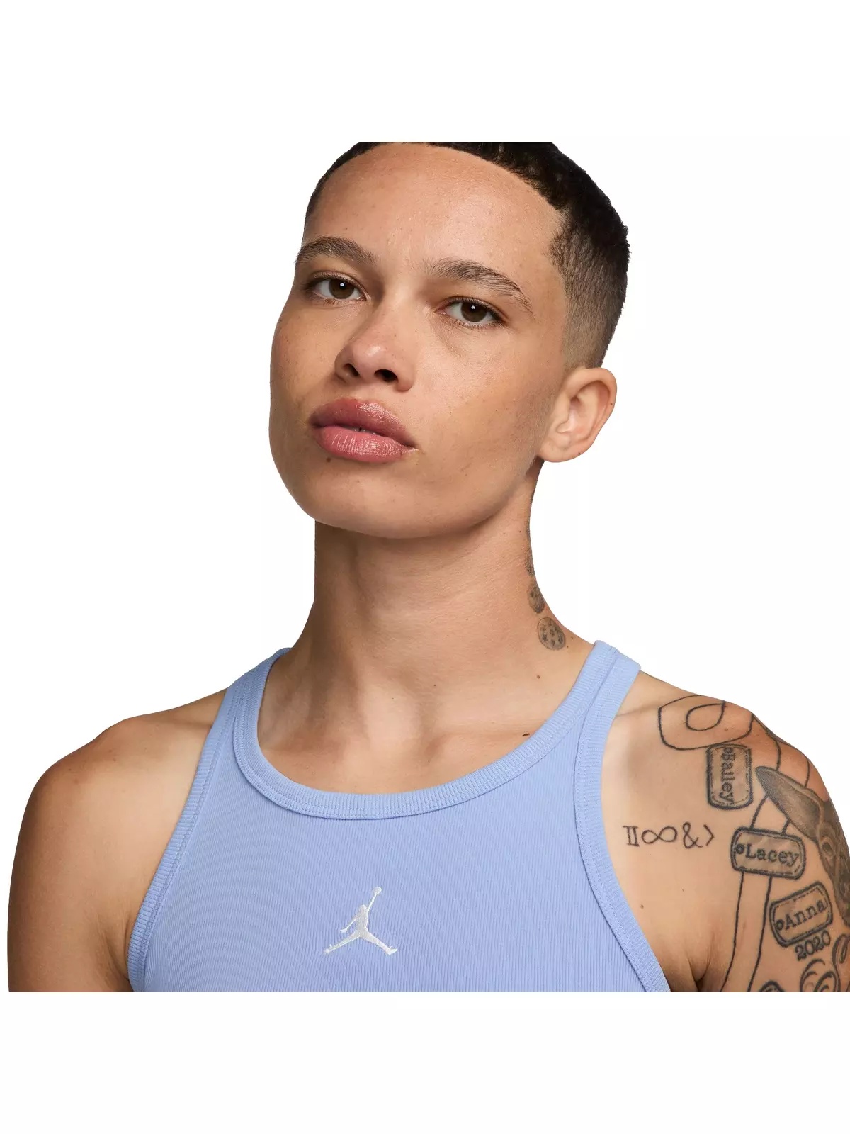 Women's Essential Tank-Blue - 2