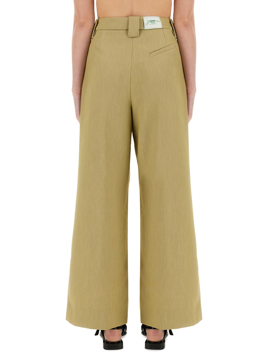Ganni Women Twill Suit Pants - 3