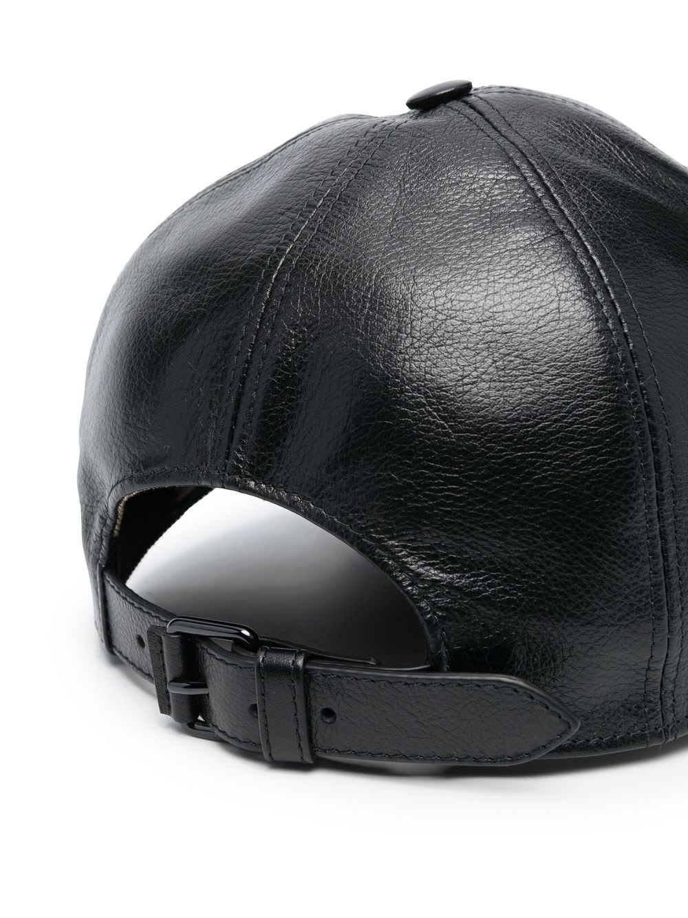 Double G leather baseball hat - 2