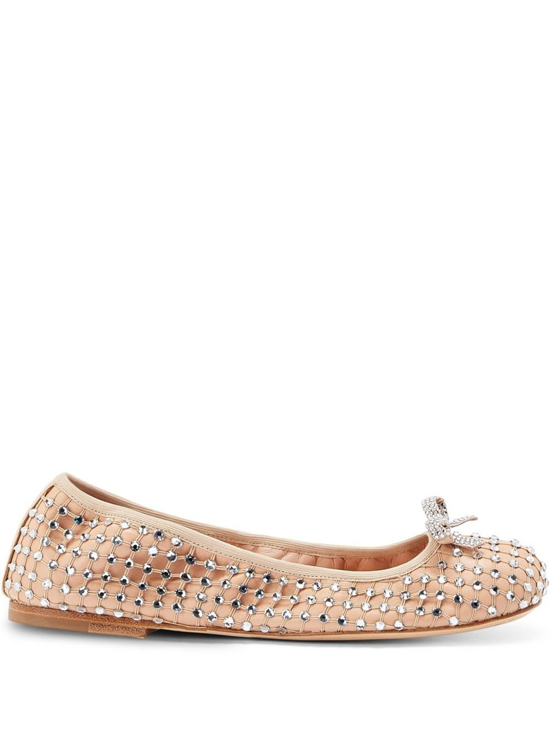 rhinestone-embellished ballerina shoes 1