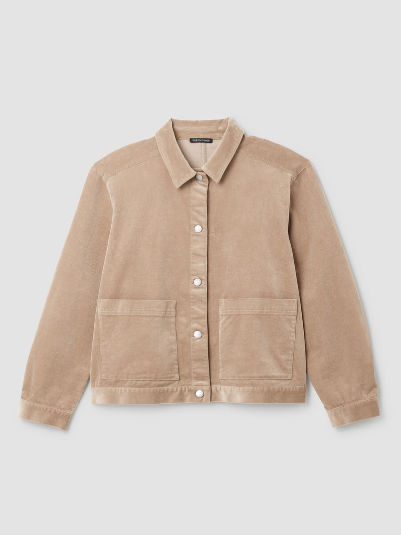 Organic Cotton Stretch Corduroy Jacket 1