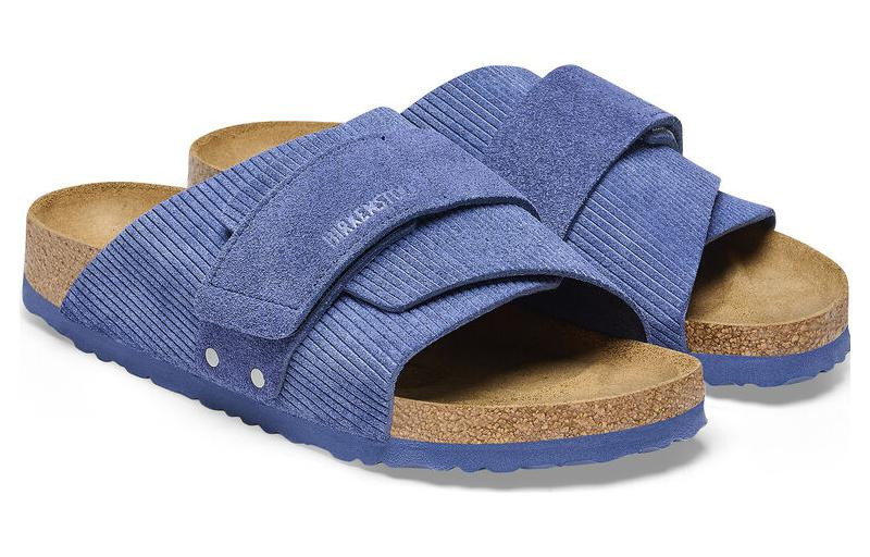 Birkenstock Kyoto Suede Embossed Narrow Fit 'Corduroy Indigo' 1025704 3